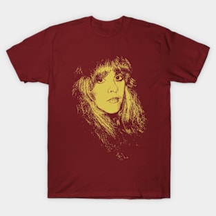 YELLOW stevie nicks 80s T-Shirt